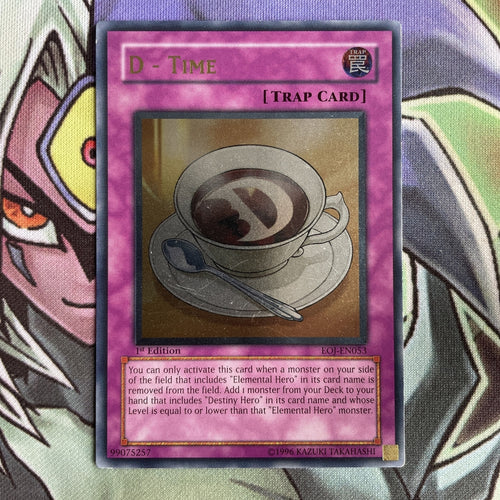 EOJ-EN053 D - Time Ultimate Rare 1st Edition NM Yugioh Card