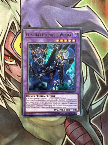 SDSH-EN047 El Shaddoll Winda Super Rare GERMAN UNL edition NM Yugioh Card