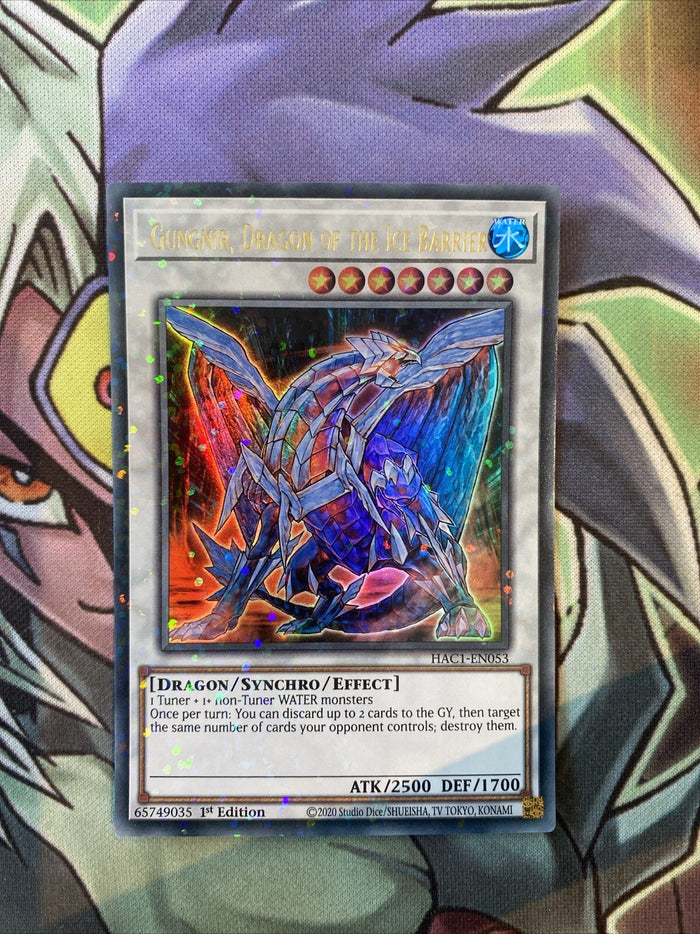 HAC1-EN053 Gungnir, Dragon Of The Ice Barrier Ultra Duel Terminal NM Yugioh Card