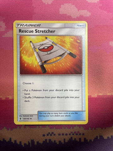 Pokemon Card Rescue Stretcher Guardians Rising Uncommon 130/145 NM