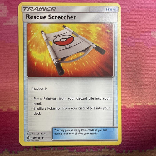 Pokemon Card Rescue Stretcher Guardians Rising Uncommon 130/145 NM