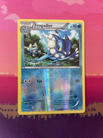 Pokemon Card Frogadeir Breakthrough Reverse Holo 47/162 Near Mint