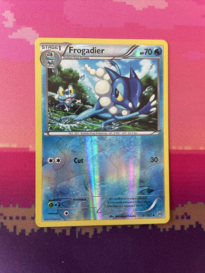 Pokemon Card Frogadeir Breakthrough Reverse Holo 47/162 Near Mint