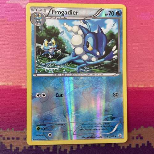 Pokemon Card Frogadeir Breakthrough Reverse Holo 47/162 Near Mint