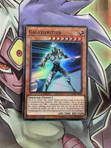 LED3-EN040 Galaxy Knight Super Rare 1st Edition NM Yugioh Card GERMAN