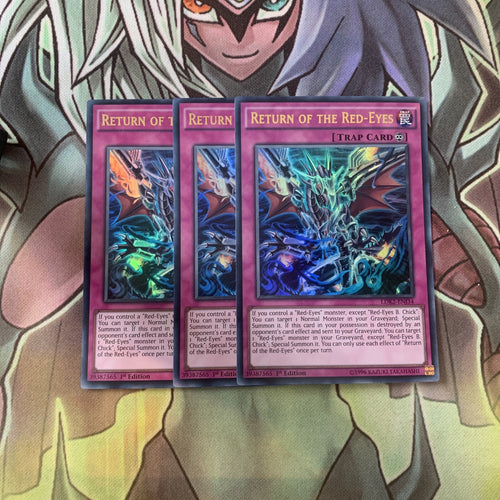LDK2-ENJ34 x3 Return of the Red-Eyes Ultra Rare Excellent Condition Yugioh