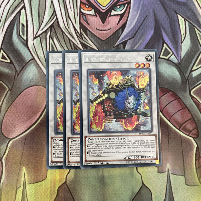HISU-EN032 x3 Oboro-Guruma, the Wheeled Mayakashi Secret Excellent Yugioh