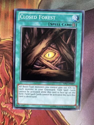 AP01-EN021 Closed Forest Common UNL Edition NM Yugioh Card