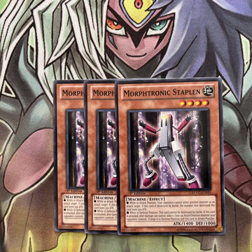 EXVC-EN011 x3 Morphtronic Staplen Common Excellent Condition Yugioh