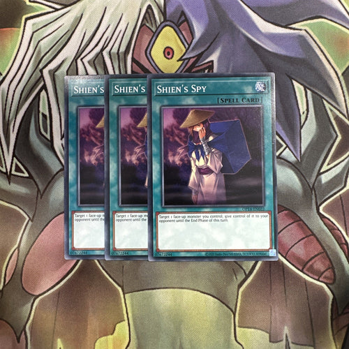 OP14-EN022 x3 Shien's Spy Common Excellent Condition Yugioh