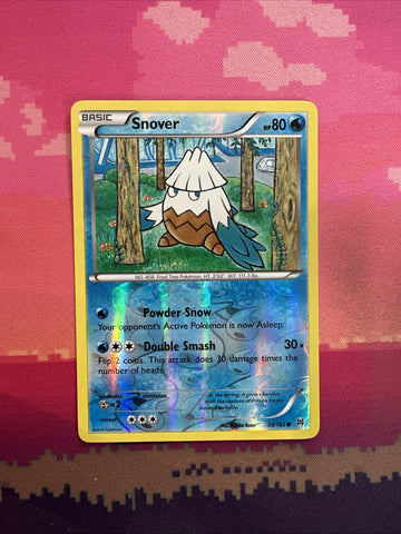 Pokemon Card Snover Breakthrough Reverse Holo 39/162 Near Mint