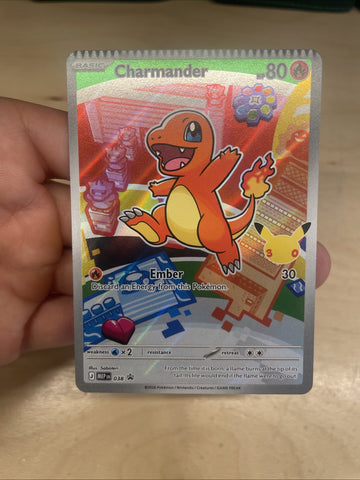 Charmander MEP 039 CRIMPED ERROR Promo First Partners 30th Anniversary Pokemon