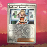 Pokemon Card Professor's Research Paldean Fates Reverse Holo 087/091 NM
