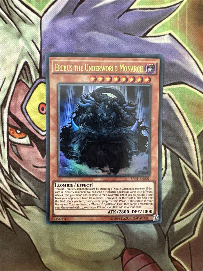 SR01-EN001 Erebus The Underworld Monarch Ultra Unlimited Edition NM Yugioh Card