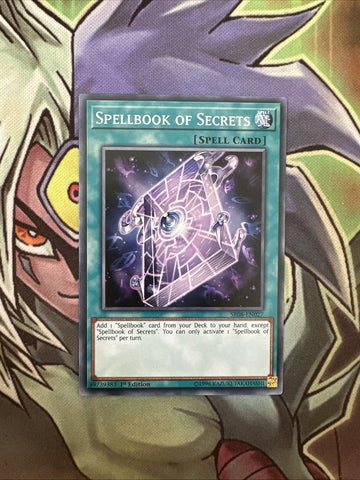 SR08-EN027 Spellbook Of Secrets Common 1st Edition NM Yugioh Card