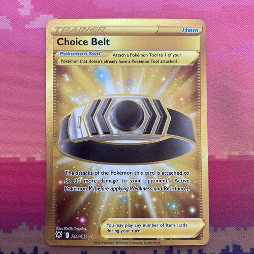Pokemon Card Choice Belt 211/189 Secret Rare Astral Radiance NM