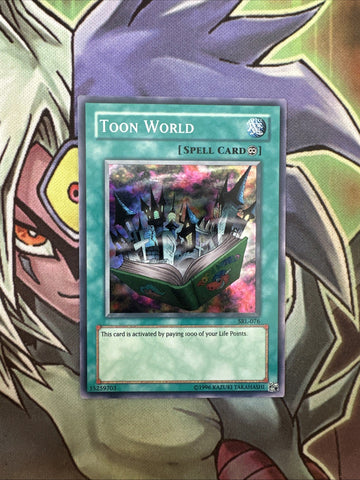SRL-076 Toon World Super Rare Unlimited Edition NM Yugioh Card