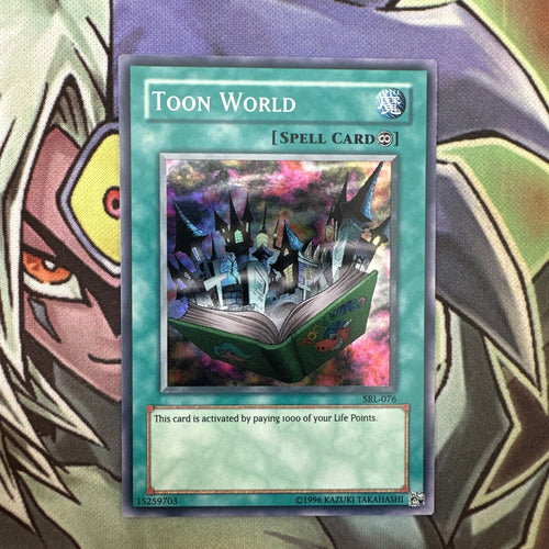 SRL-076 Toon World Super Rare Unlimited Edition NM Yugioh Card