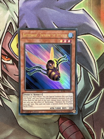 BLHR-EN034 Battlewasp - Twinbow The Attacker Ultra 1st Edition NM Yugioh Card