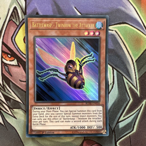 BLHR-EN034 Battlewasp - Twinbow The Attacker Ultra 1st Edition NM Yugioh Card