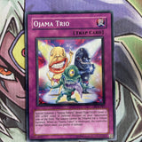 DCR-047 Ojama Trio Common Unlimited Edition Near Mint Yugioh Card