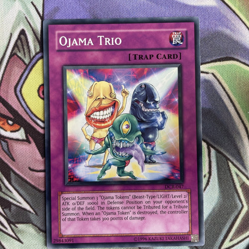DCR-047 Ojama Trio Common Unlimited Edition Near Mint Yugioh Card