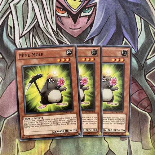 DREV-EN014 x3 Mine Mole Common Excellent Condition Yugioh