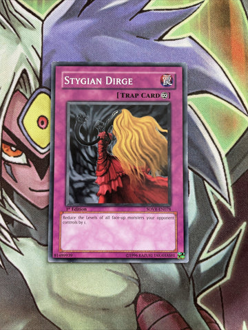 SOVR-EN078 Stygian Dirge Common 1st Edition NM Yugioh Card