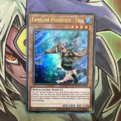 SDCH-EN038 Familiar Possessed - Eria Ultra Rare 1st Edition NM Yugioh Card