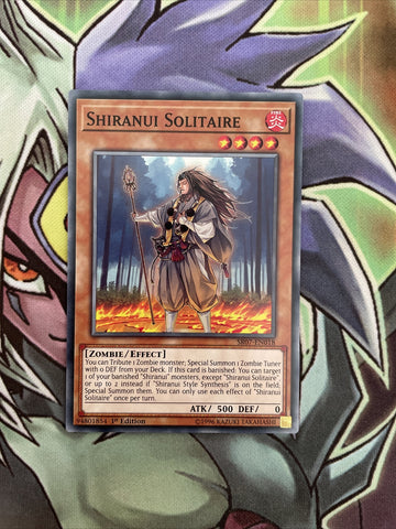 SR07-EN018 Shiranui Solitaire Common 1st Edition NM Yugioh Card
