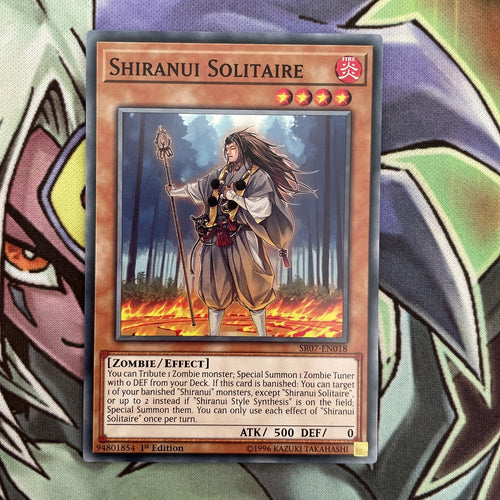 SR07-EN018 Shiranui Solitaire Common 1st Edition NM Yugioh Card