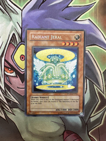 STON-EN066 Radiant Jeral Secret Rare Unlimited Edition NM Yugioh Card
