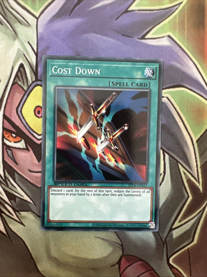 STP4-EN025 Cost Down Common Unlimited Edition NM Yugioh Card