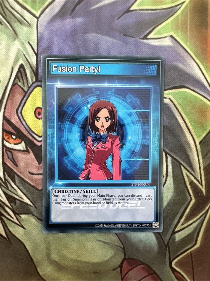 STP4-ENS04 Fusion Party! Common Unlimited Edition NM Yugioh Card