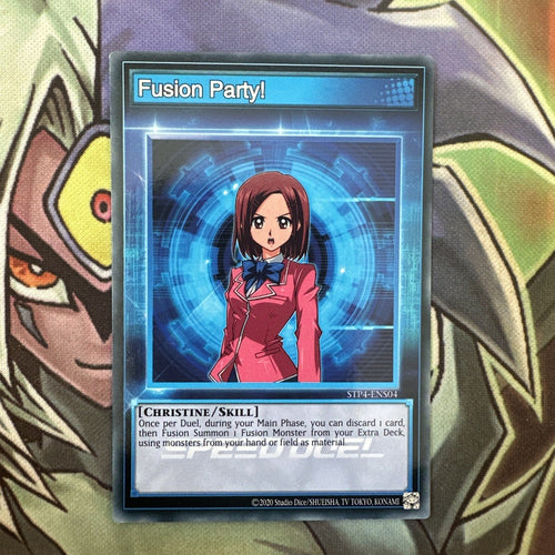 STP4-ENS04 Fusion Party! Common Unlimited Edition NM Yugioh Card