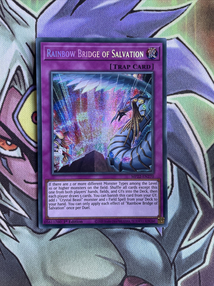 MP22-EN270 Rainbow Bridge Of Salvation Secret Rare 1st Edition NM Yugioh Card
