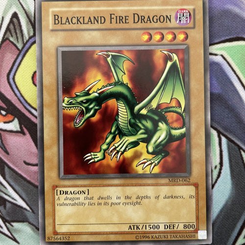 MRD-062 Blackland Fire Dragon Common UNL Edition Near Mint Condition Yugioh Card