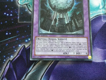 HA03-EN056 YuGiOh! 1x Worm Zero Secret Rare 1st Edition, LP (back)