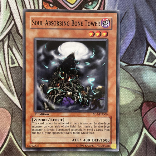 SD2-EN009 Soul-Absorbing Bone Tower Common 1st Edition Near Mint Yugioh