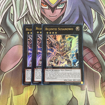 JOTL-EN057 x3 Bujintei Susanowo Ultra Rare Excellent Condition Yugioh