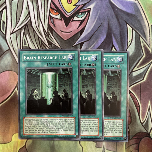 ANPR-EN057 x3 Brain Research Lab Common Excellent Condition Yugioh