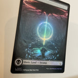 Swamp FOIL 0287 March Of The Machine Excellent Magic MTG