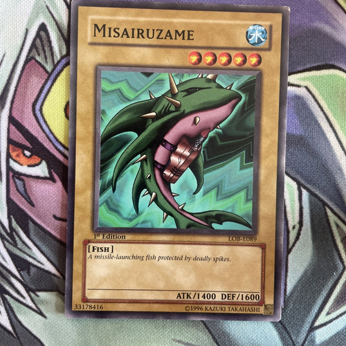 LOB-E089 Misairuzame Common 1st Edition NM Yugioh Card