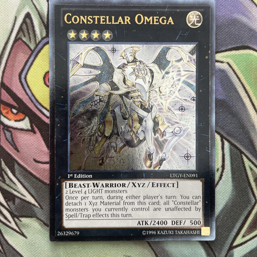 LTGY-EN091 Constellar Omega Ultimate Rare 1st Edition NM Yugioh Card