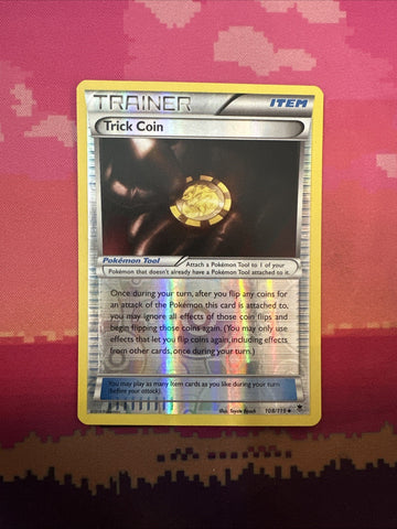 Pokemon Card Trick Coin Phantom Forces Reverse Holo 108/119 Near Mint