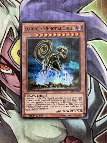 LC5D-EN148 Earthbound Immortal Cusillu Super Rare 1st Edition NM Yugioh Card