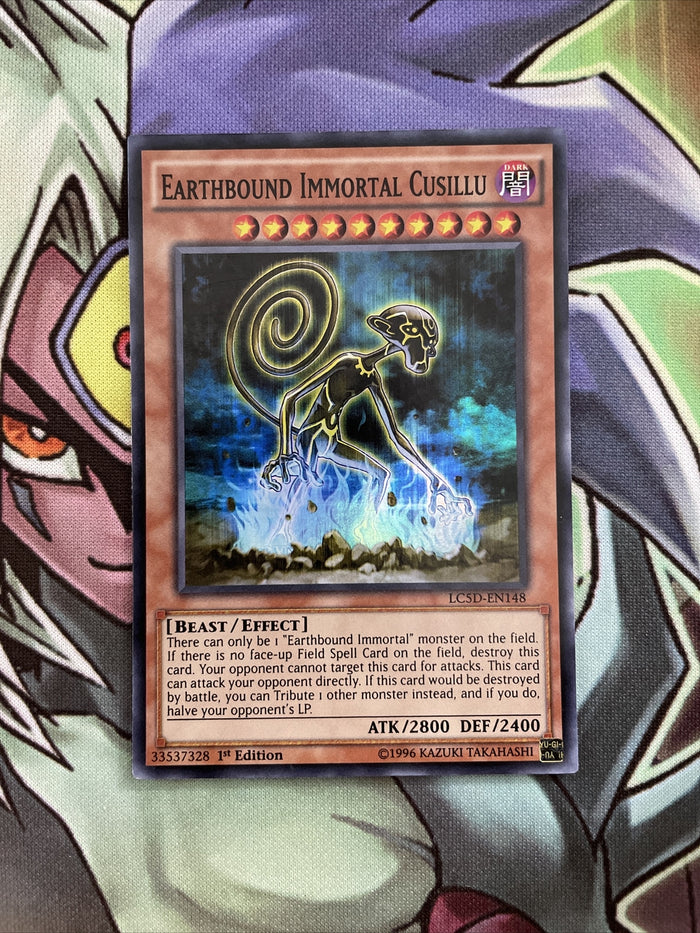 LC5D-EN148 Earthbound Immortal Cusillu Super Rare 1st Edition NM Yugioh Card