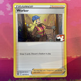 Pokemon Card Worker Prize Pack Cosmo Holo 167/195 NM