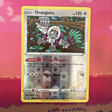 Pokemon Card Oranguru Sword & Shield Reverse Holo Rare 148/202 Near Mint