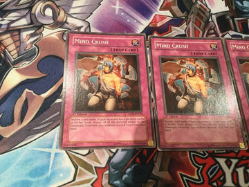 SOD/SR06 x3 Mind Crush Mixed Sets And Conditions Common YUGIOH (back)